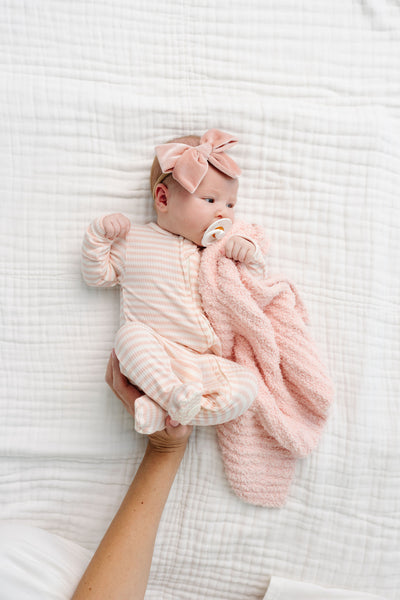 Harper Ribbed Zipper Footies