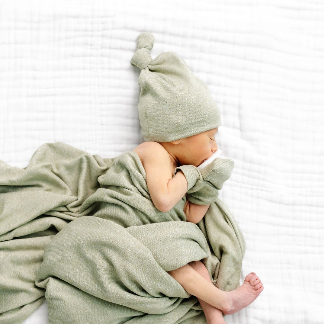 Collins Plush Knit Top Knot Hat