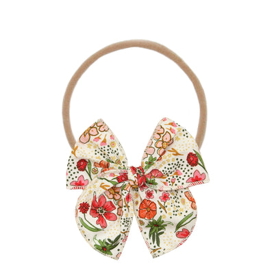 Heirloom Bow - Garden Wildflower Headband