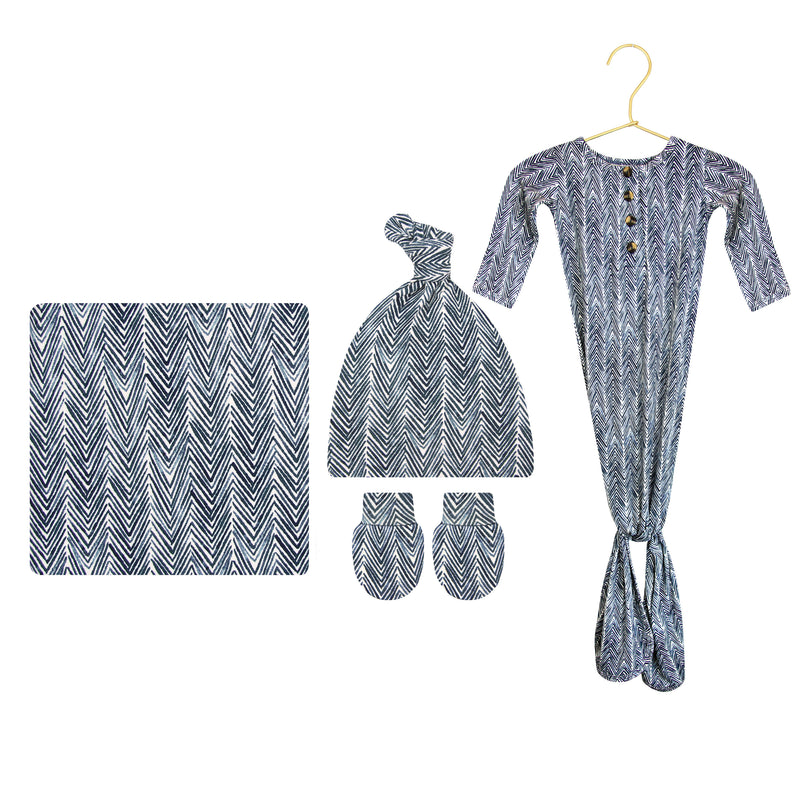 Brooks Newborn Hat Bundle (Gown)