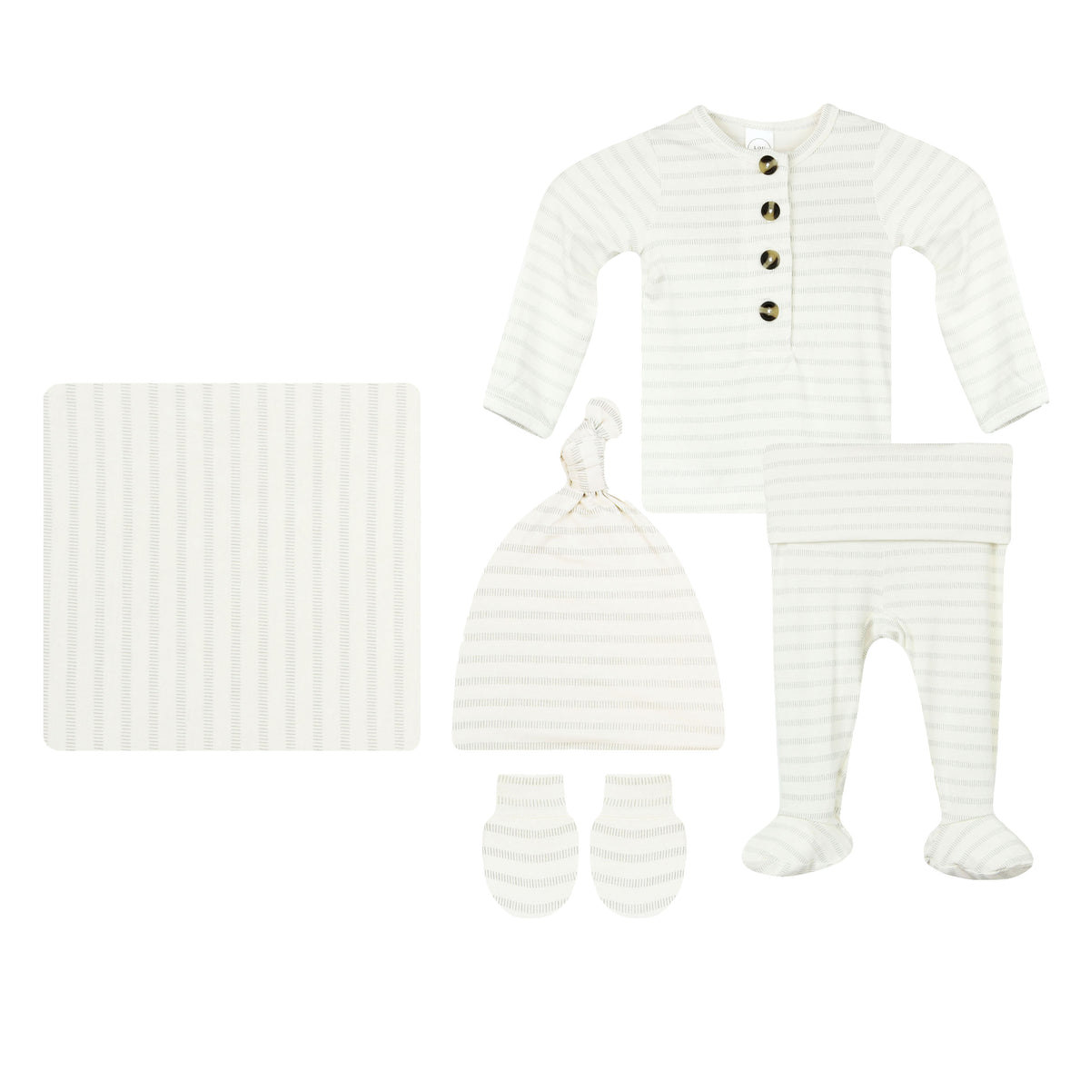 Gus Newborn Hat Bundle + Top + Bottoms