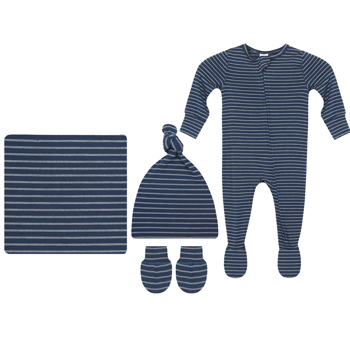 Hank Newborn Hat Bundle + Zipper Footie