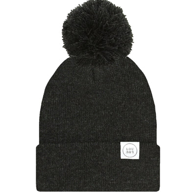 Beanie - Heathered Black