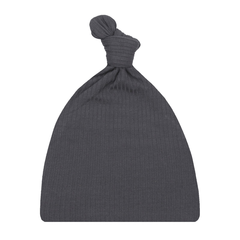 Hudson Ribbed Top Knot Hat