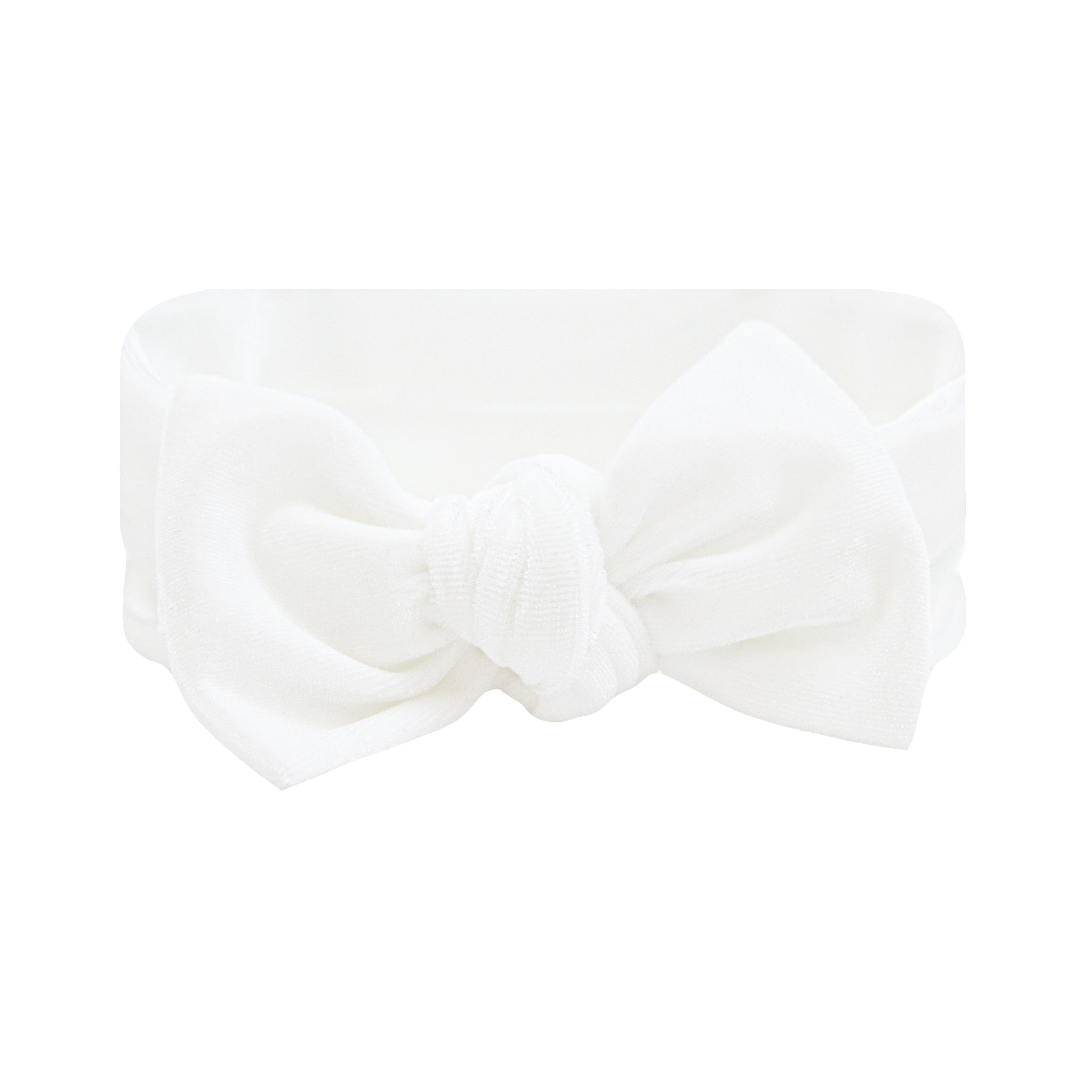 Velvet - Ivory Knot Headband