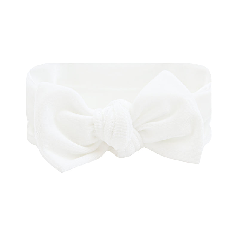 Velvet - Ivory Knot Headband