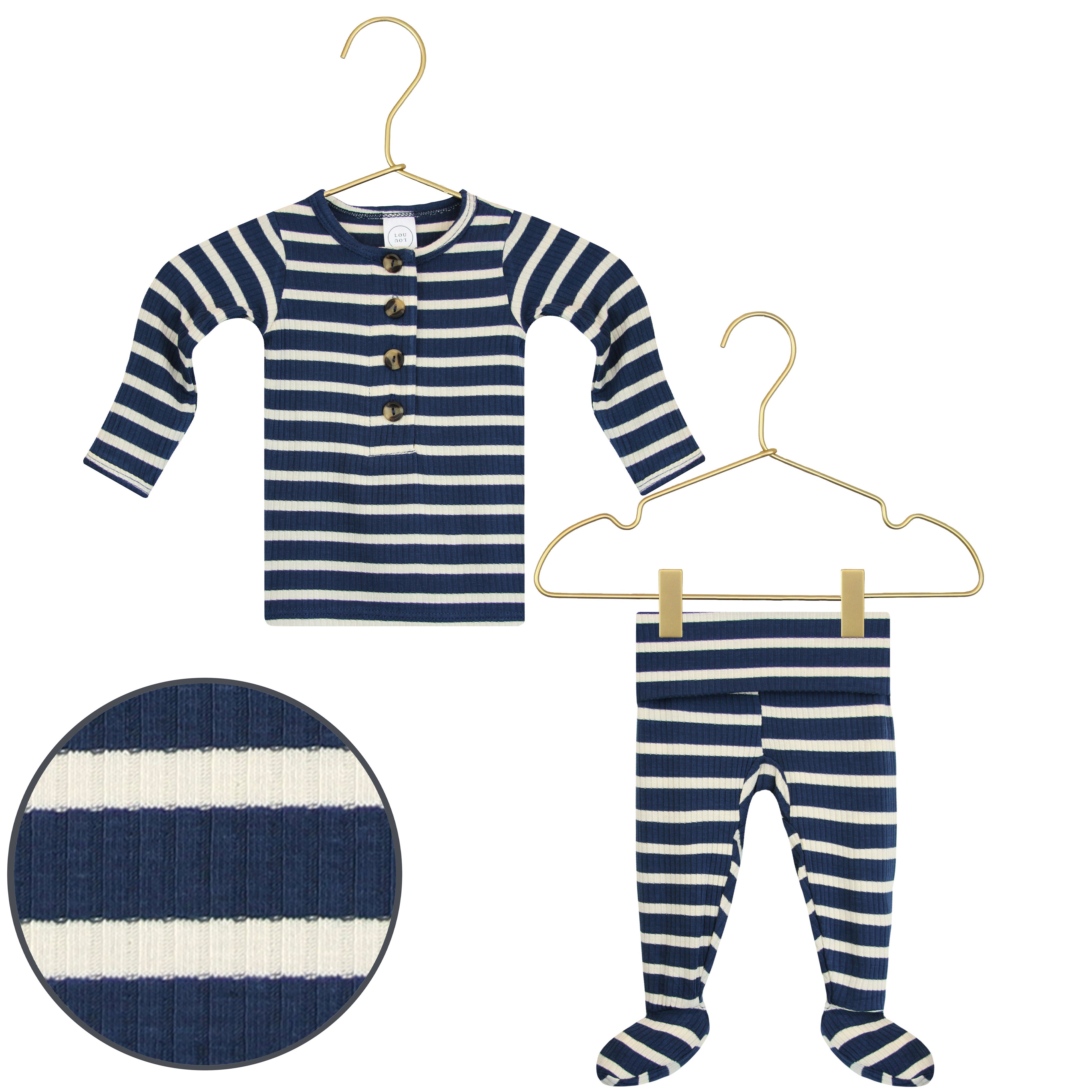 Jack Ribbed Top + Bottoms