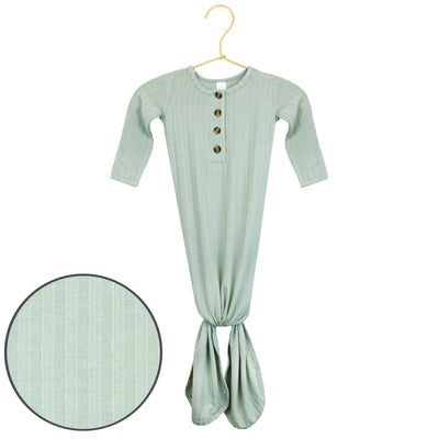 James Ribbed Knotted Gown