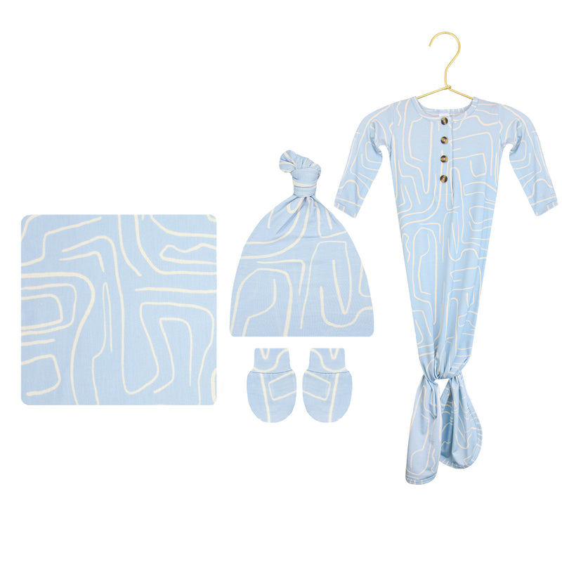 Ladd Newborn Hat Bundle (Gown)