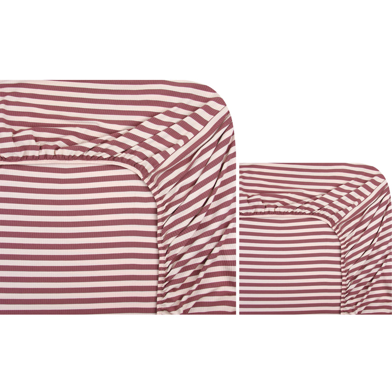 Lannie Ribbed Crib Sheet + Changing Pad Cover Pack