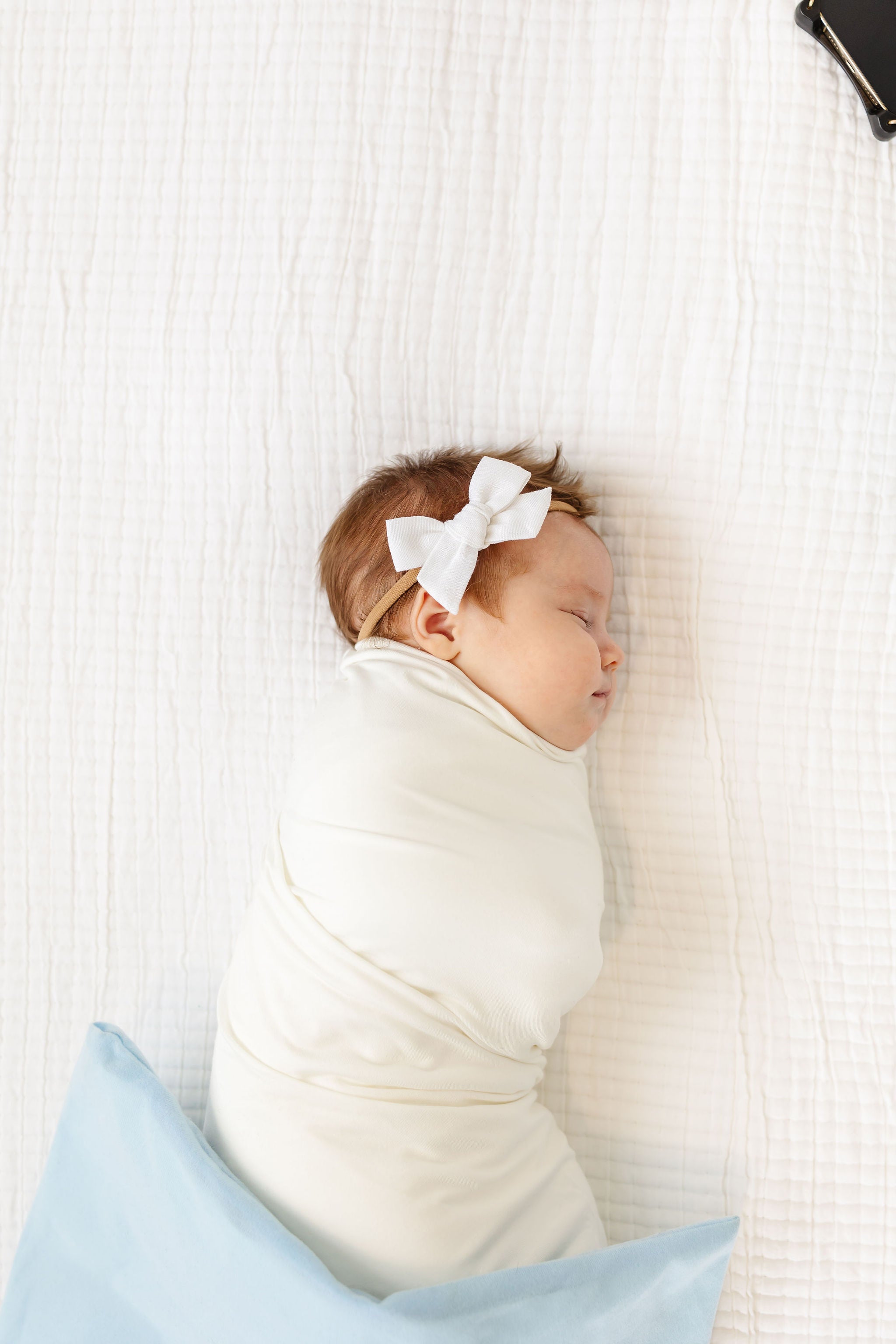 Linen Bow 3 Pack: Cranberry Headbands