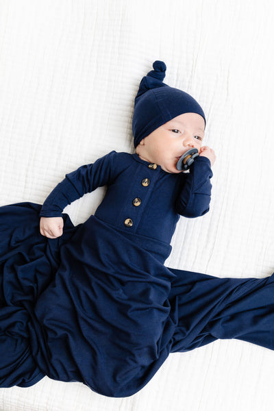 Harvey Newborn Hat Bundle + Knotted Gown
