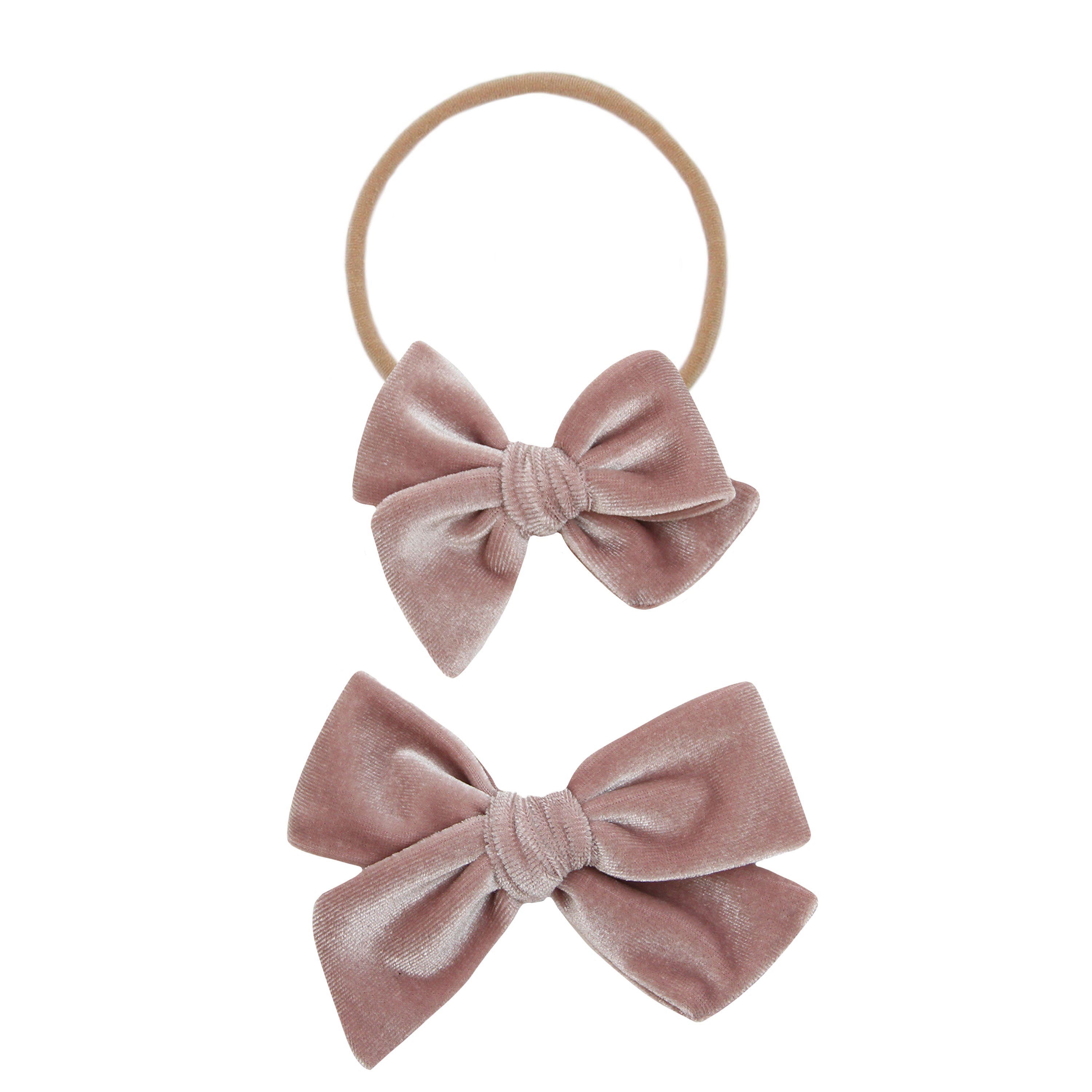 Velvet - Mauve Bow