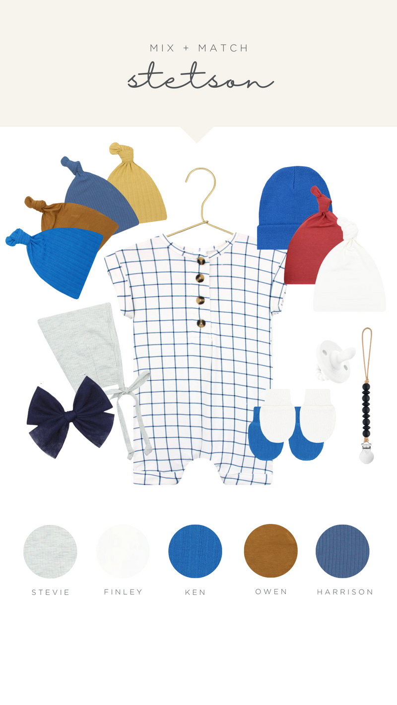 Stetson Newborn Hat Bundle (Gown)