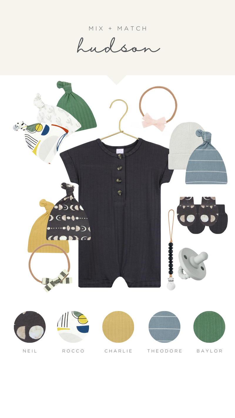 Hudson Ribbed Romper
