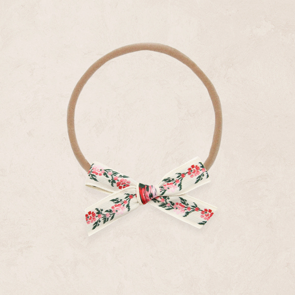 Ribbon Bow - Noel Floral