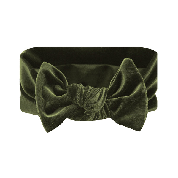 Velvet - Olive Knot Headband