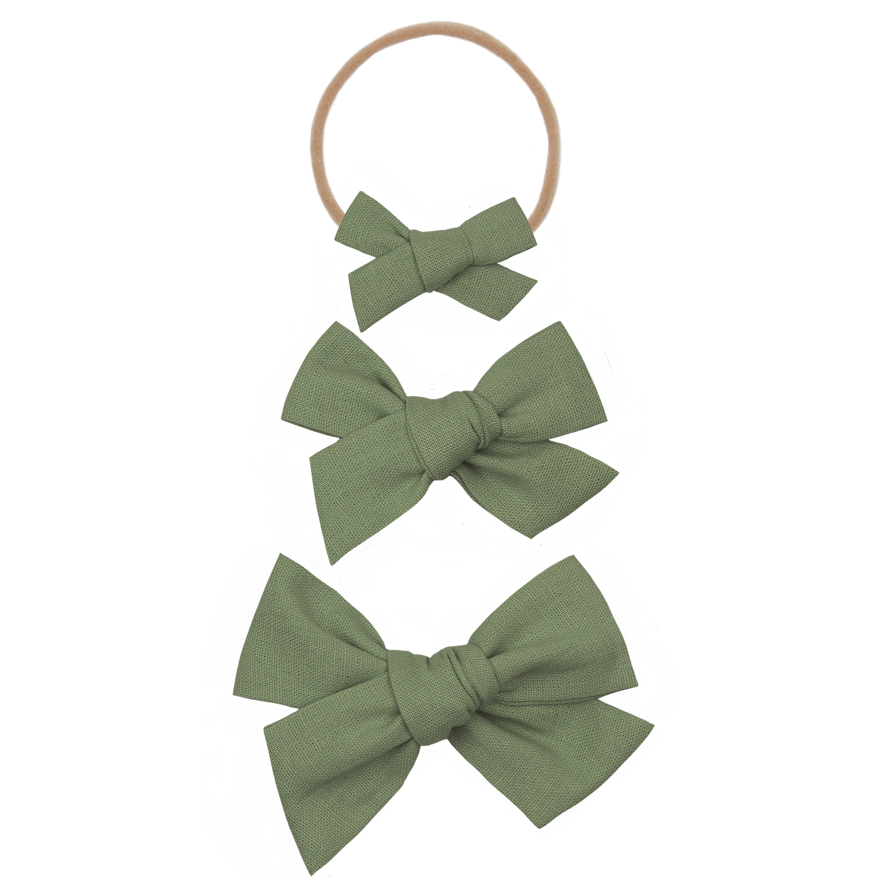 Classic Bow - Olive