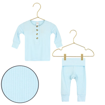 Oliver Ribbed Top + Bottoms