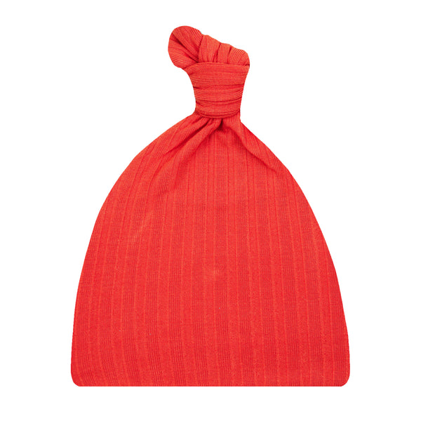 Aiden Ribbed Top Knot Hat