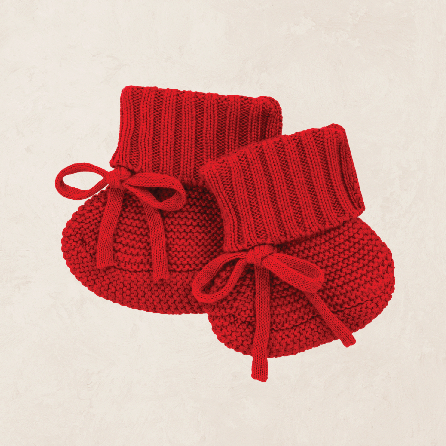 Pre-Order: Knit Booties - Red