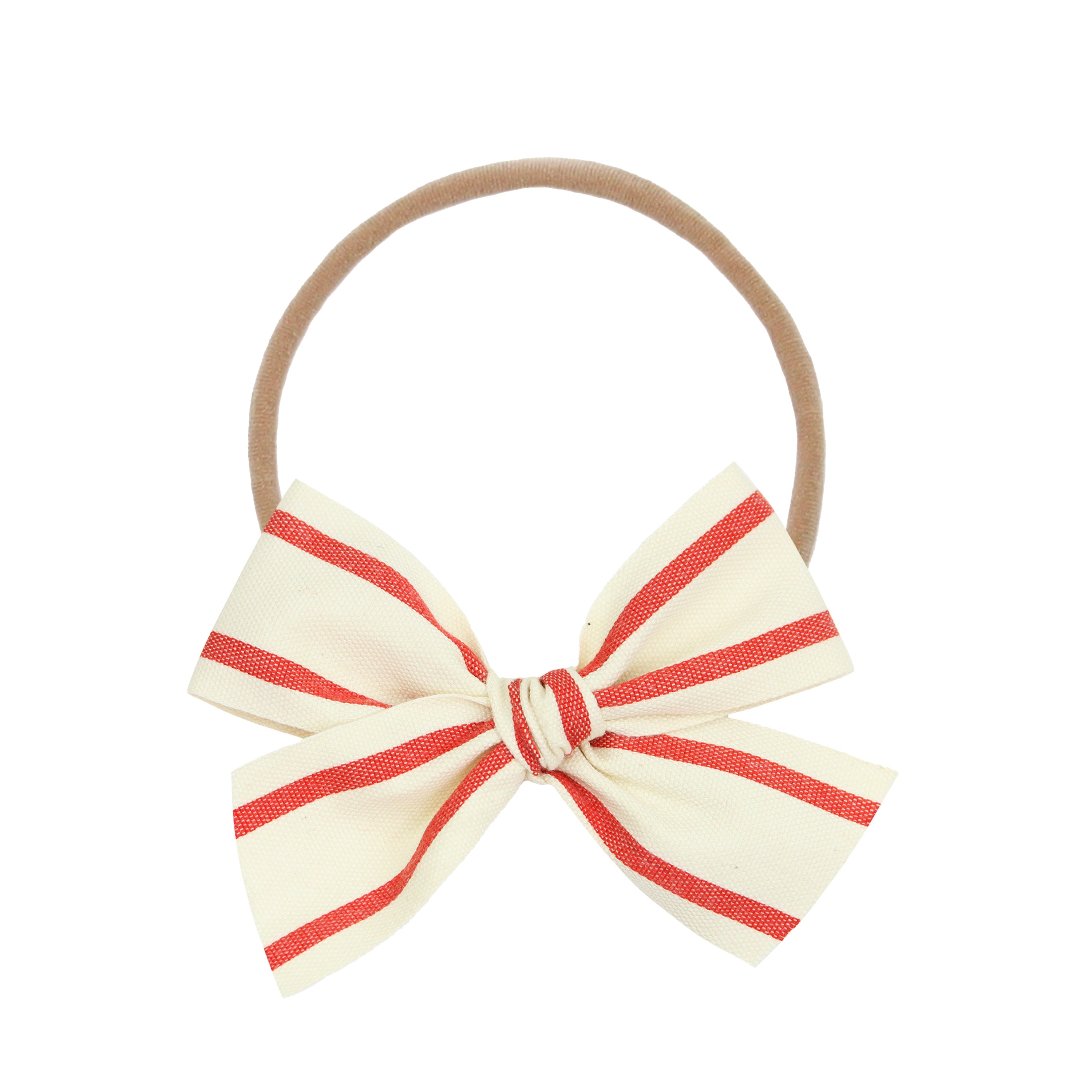 Ribbon Bow - Red Stripe