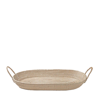 Reva Seagrass Changing Basket - Natural