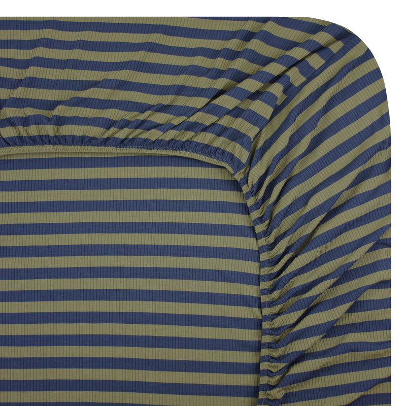 Rome Ribbed Crib Sheet