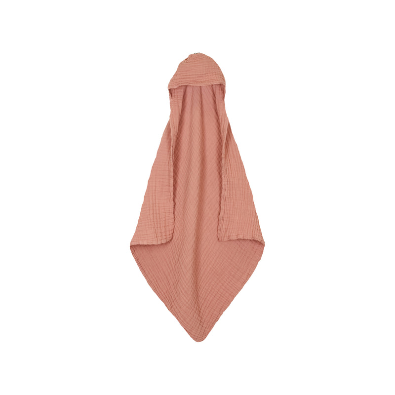 Bath - Infant Hooded Towel - Rose