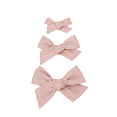 Classic Bow - Rose Clip
