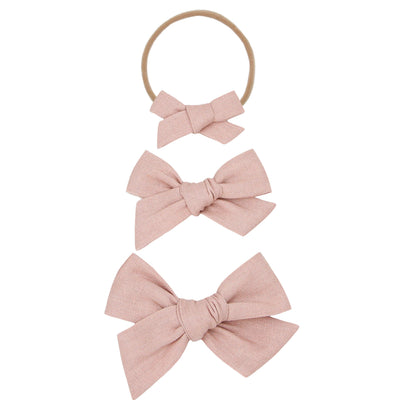 Classic Bow - Rose