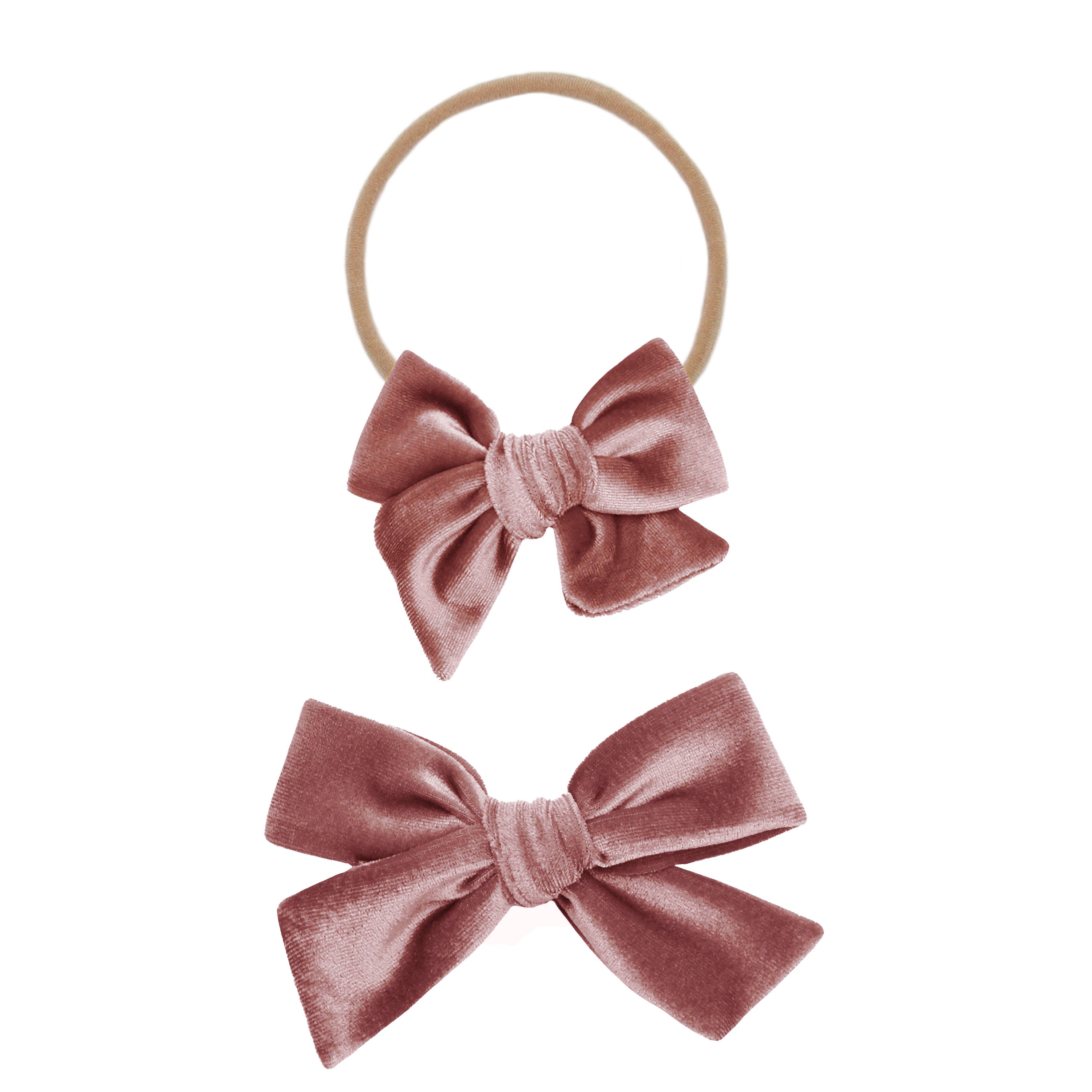 Velvet - Rose Bow