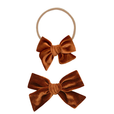 Velvet - Rust Bow