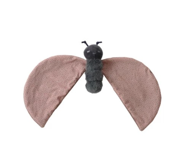 Plush Insect Snuggle Toy w/ Patterned Wings