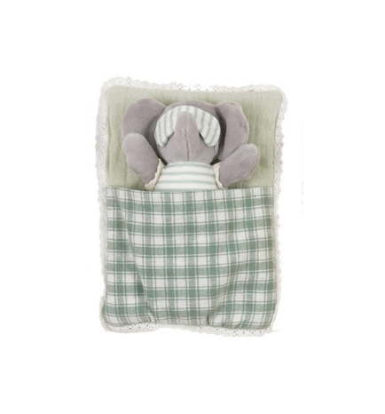 Plush Animal with Sleeping Bag & Eye Mask