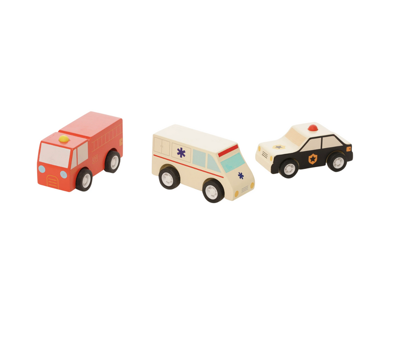 Emergency Vehicles - Police Car, Ambulance and Fire Truck