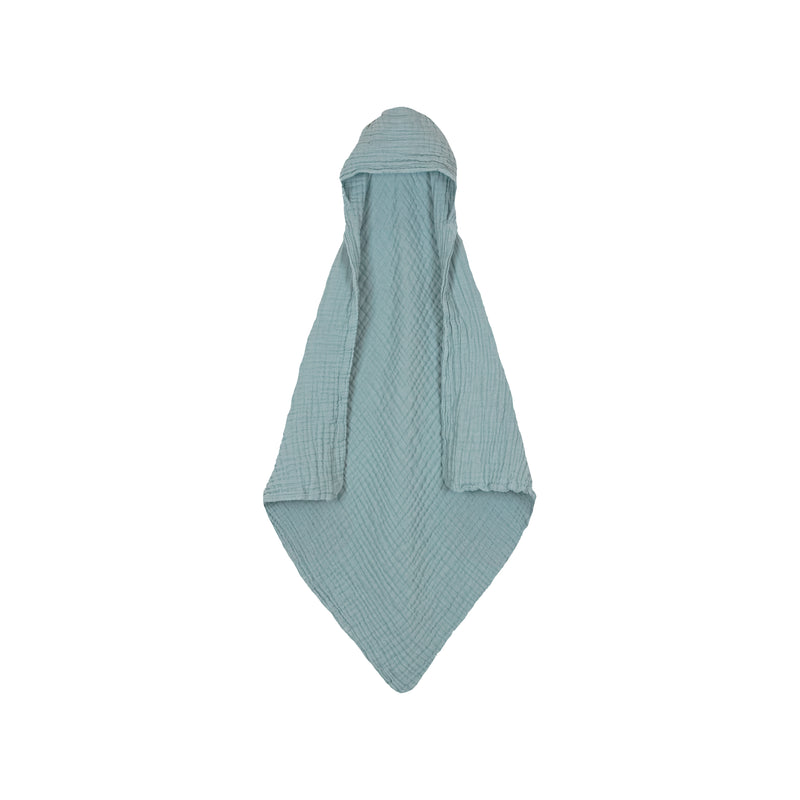 Infant Hooded Bath Towel - Steel