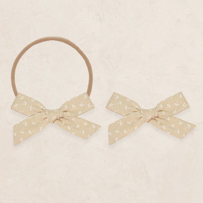Classic Bow - Toffee Dandelion Petite