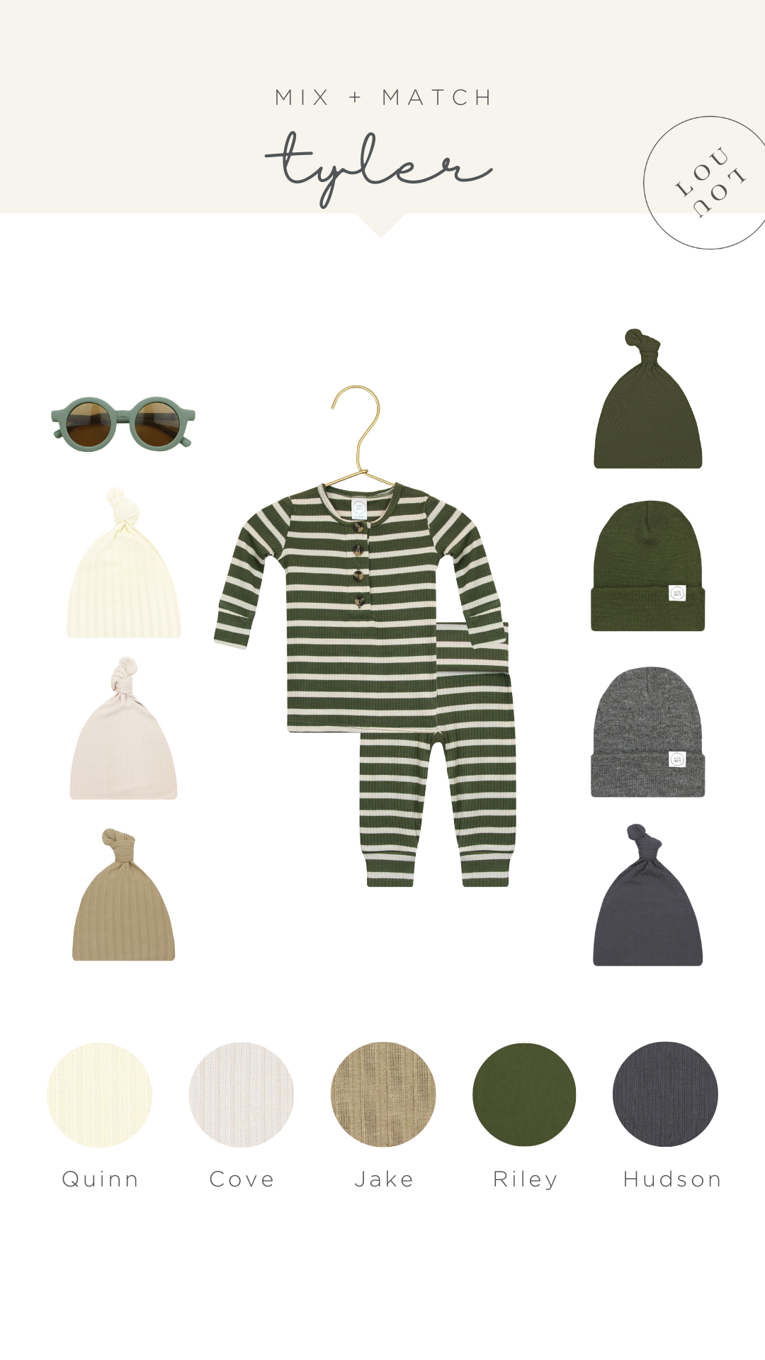 Tyler Ribbed Top + Bottoms
