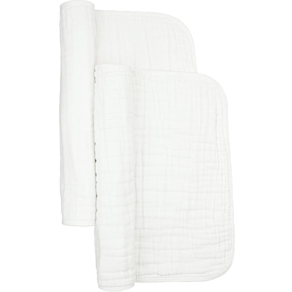 Cloud Muslin™ Burp Cloth 2 Pack - White