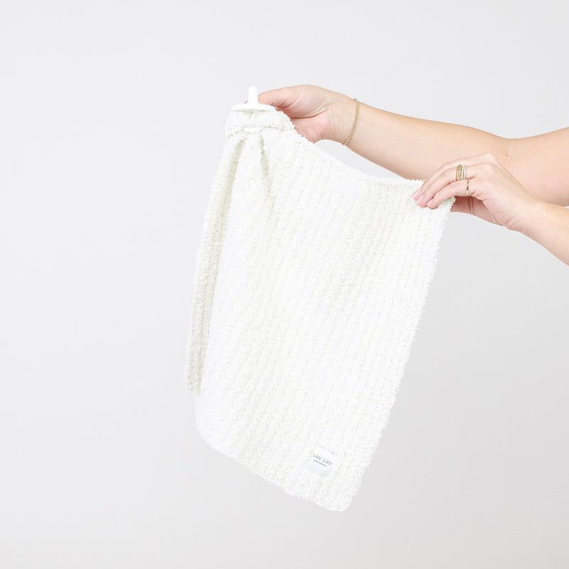 Chenille Blanket - White - Bundle