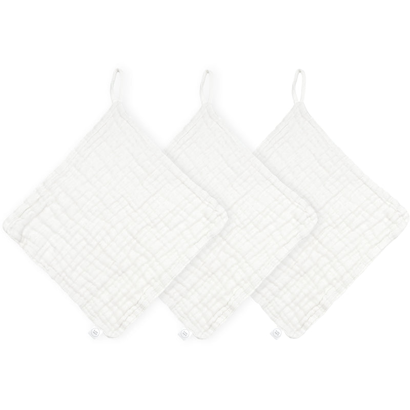 Washcloth 3 Pack - White