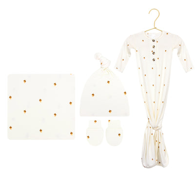 Jamison Newborn Hat Bundle + Knotted Gown