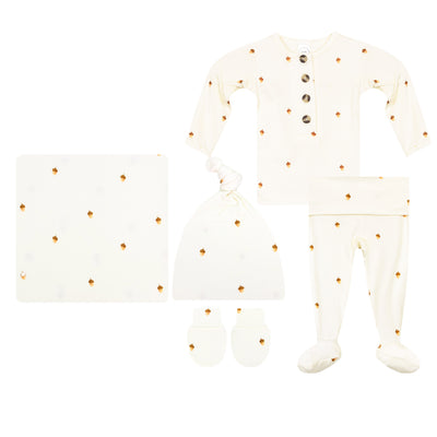 Jamison Newborn Hat Bundle + Top + Bottoms