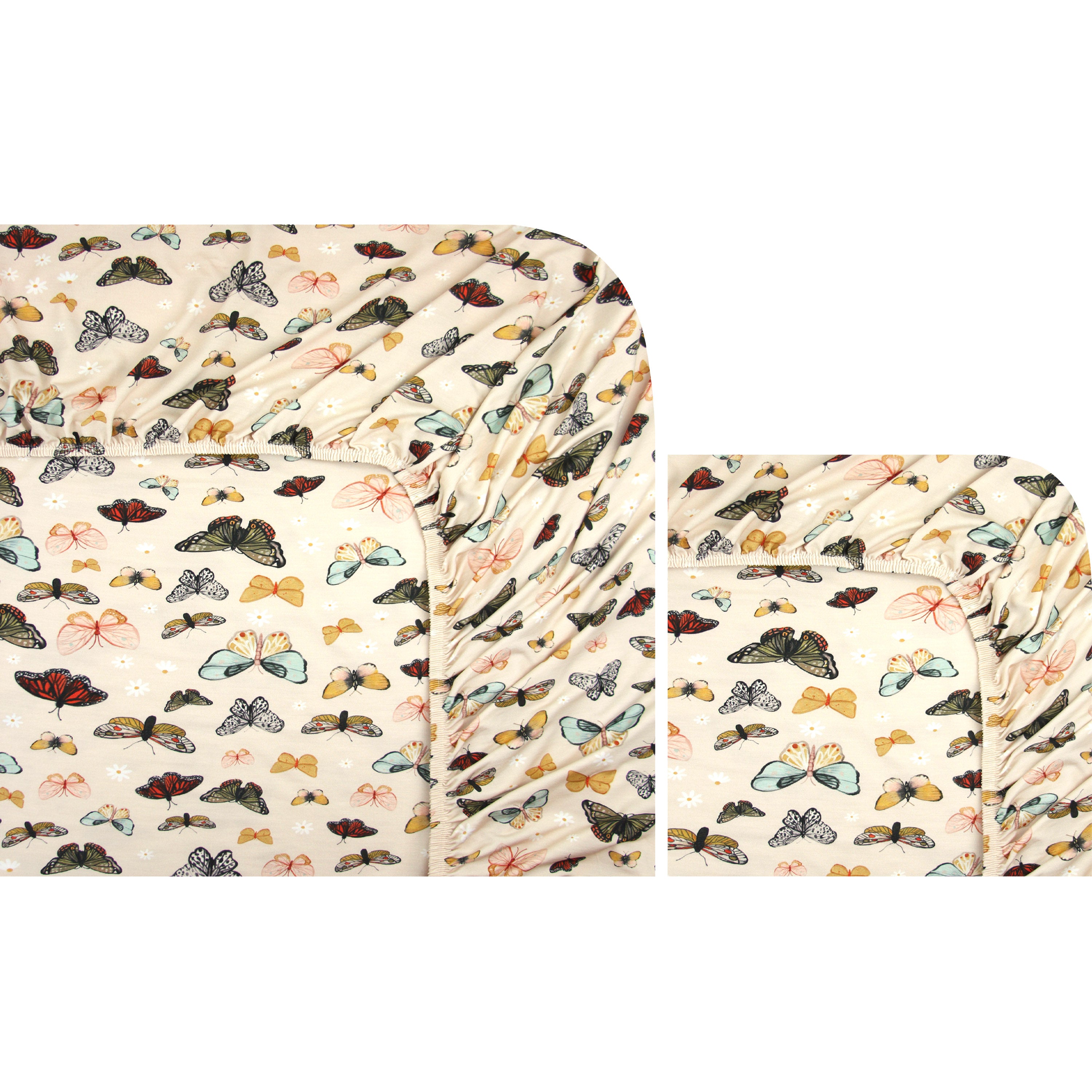 Amelia Crib Sheet + Changing Pad Cover Pack