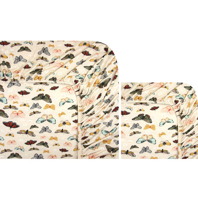 Amelia Crib Sheet + Changing Pad Cover Pack