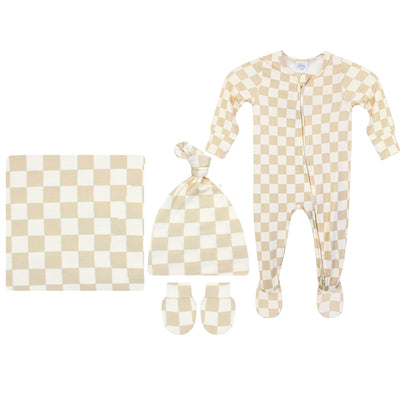 Austin Newborn Hat Bundle + Zipper Footie