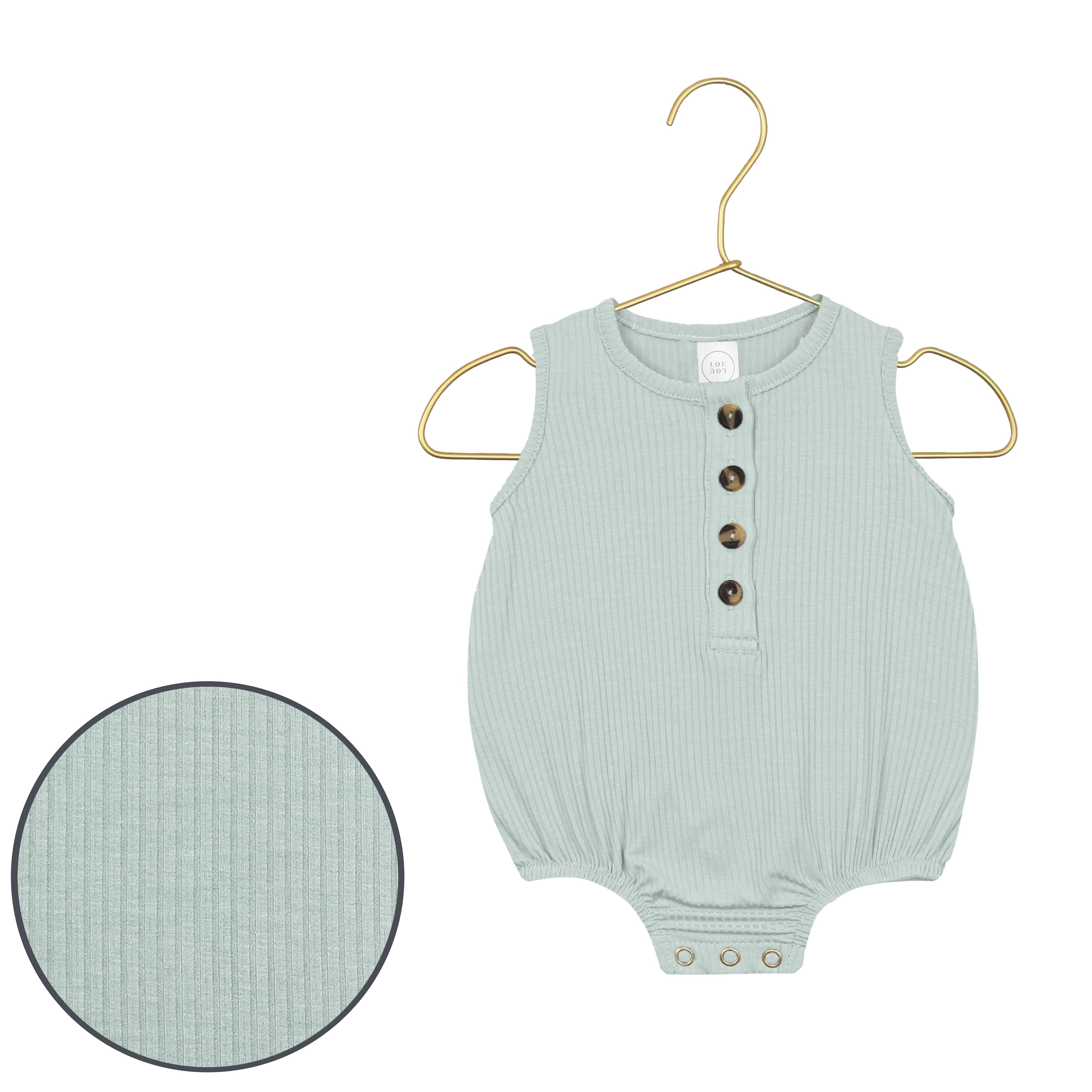 Bailey Ribbed Bubble Romper