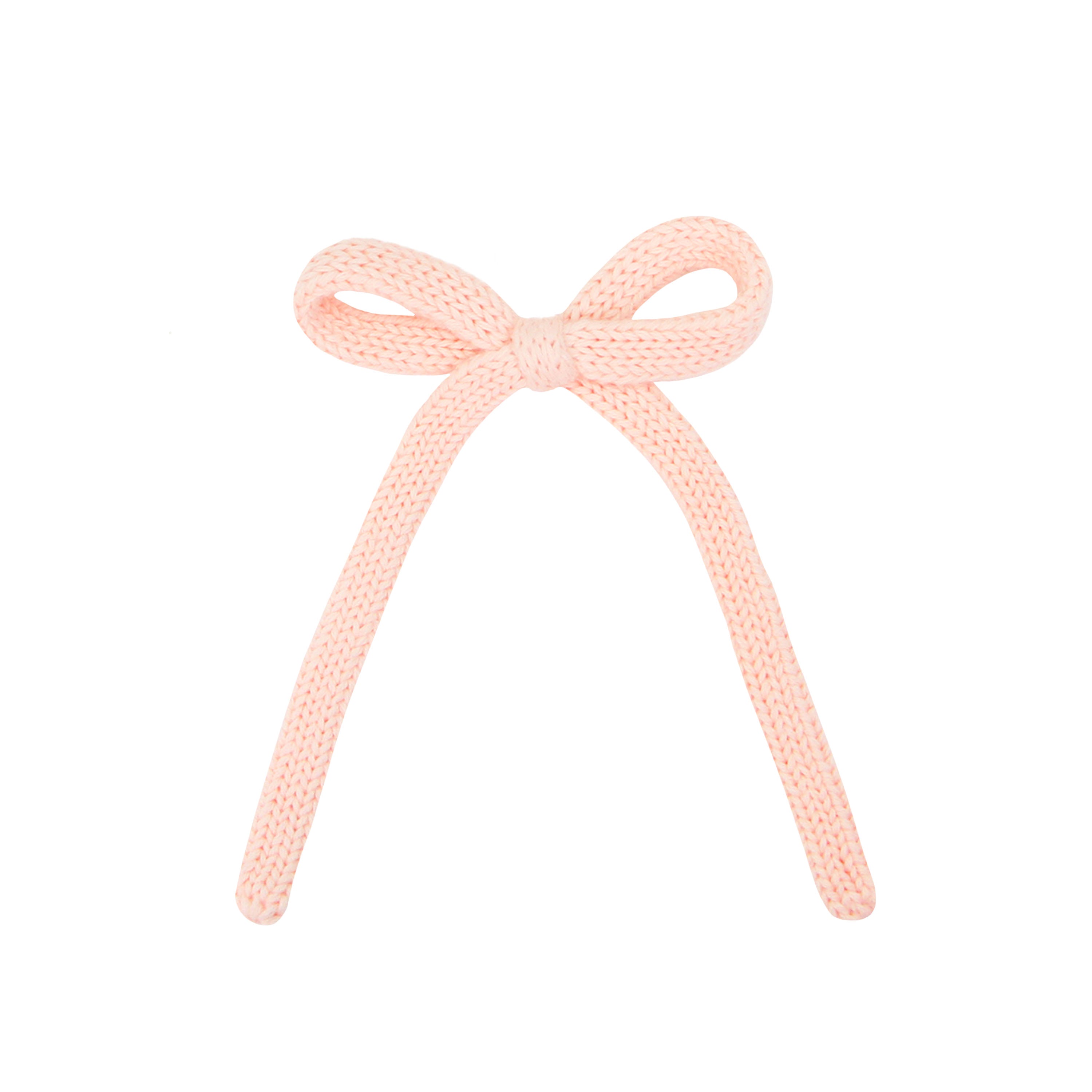 Sweater Bow - Ballet Knit Sash Clip