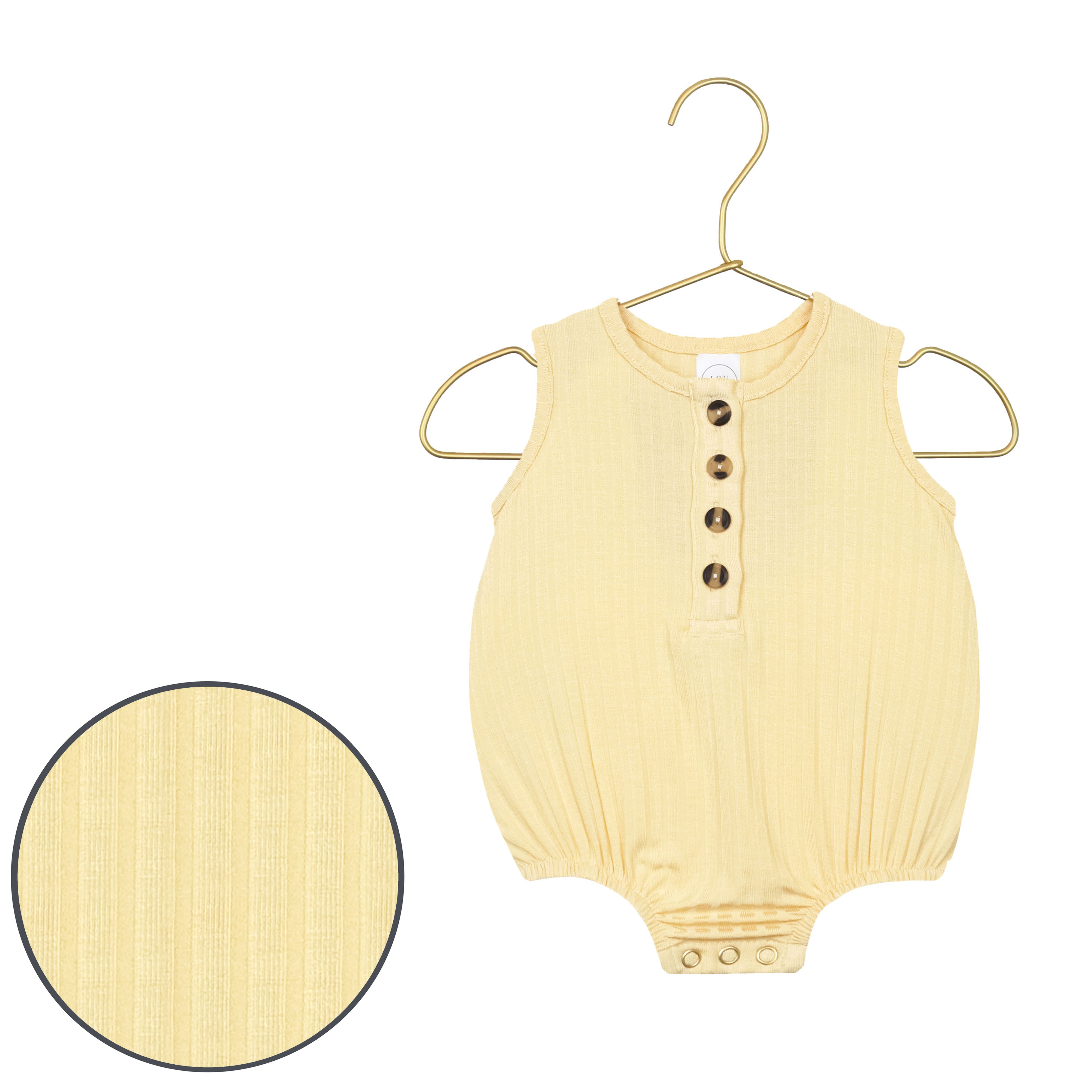 Birdie Ribbed Bubble Romper